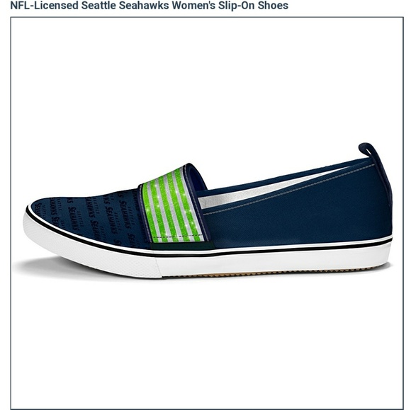 💲⬇️ Seattle Seahawks Slip-On Sneakers - Picture 5 of 6
